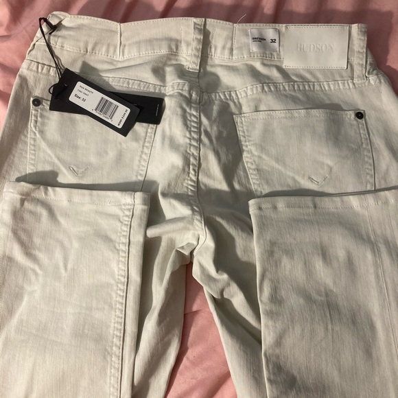 White Men’s Hudson Jeans - Picture 2 of 4
